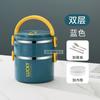 Stainless Steel Insulated Lunch Box Adults 4-Layer Thermal Food Container With Utensils Zipper Bag Leakproof Portable