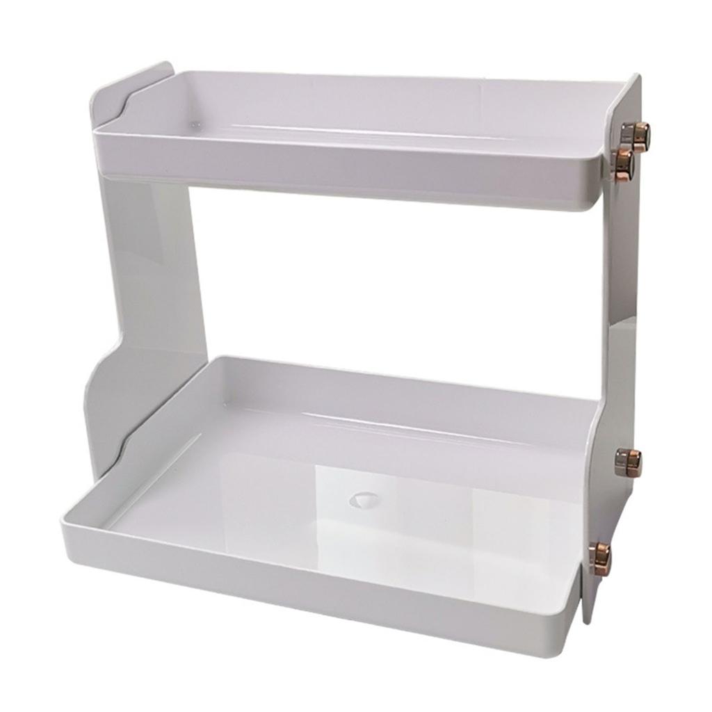 Desktop-Aufbewahrungsregal Doppelschichtig Platzsparend Multifunktionaler Schreibtischorganizer für Wohnheim Büro