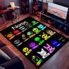 Custom personalization Sprunki themed Print Area Rug - Soft, Washable Non-Slip Indoor Mat,Living Room,Home&Office Decorative Rug