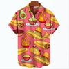 Fashion Vintage Men's Shirt Mexican Style 3D Print Clothing Summer Casual Hawaii Beach Harajuku Men's and Women's Fashion Holiday Shirt