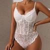 Sexy zeštíhlující body bez zad s krajkovým lemem