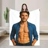Jonathan Bailey Blanket Soft Warm Flannel Throw for Kids Boys Girls Living Room Bedding Sofa Plush Graphic Bed Cover