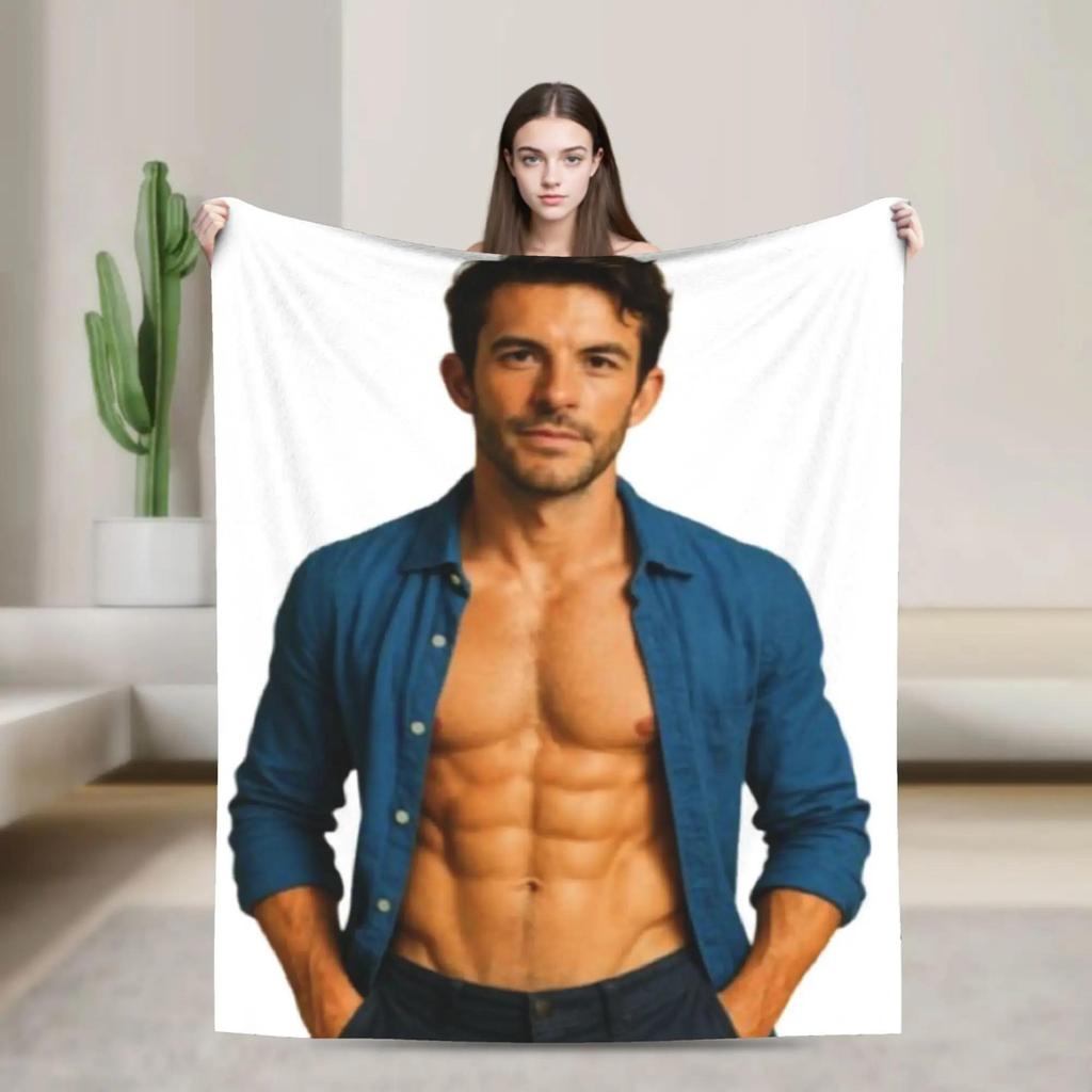 Jonathan Bailey Blanket Soft Warm Flannel Throw for Kids Boys Girls Living Room Bedding Sofa Plush Graphic Bed Cover