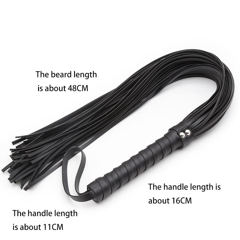 Slave Whip Hry pro dospělé BDSM Bondage Sex Toys for Woman Flogger Paddle Výprask Bondage Restraints Biče
