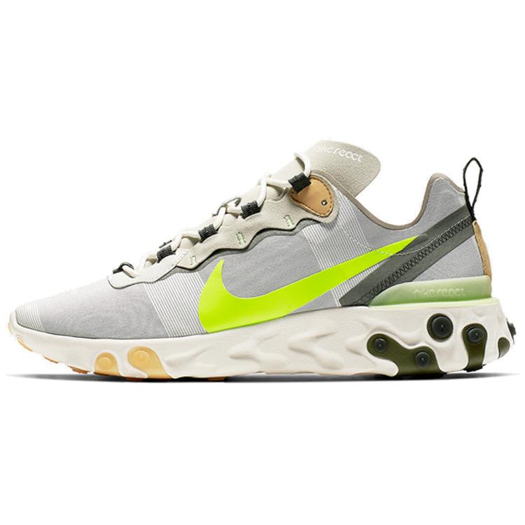 New Nike React Element 55 Spruce Volt BQ6166-009