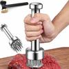 Haushalts zartes Fleisch Nadel Fleischzartmacher Hammer Schlegel Werkzeug zum Plattieren Rindersteak Hähnchen Schweinefleisch Fleischhammer Küchenwerkzeug