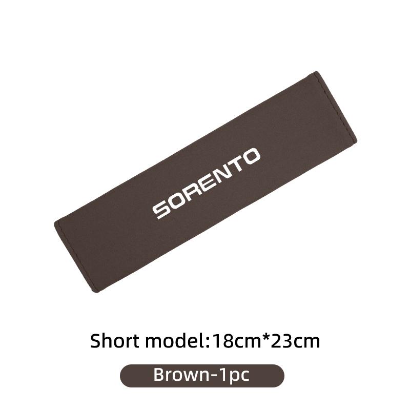 For KIA Suede Car Seat Safety Belt Shoulder Covers Belt Protective Pad Accessories Cerato Proceed Venga Sedona Forte StonicAD9