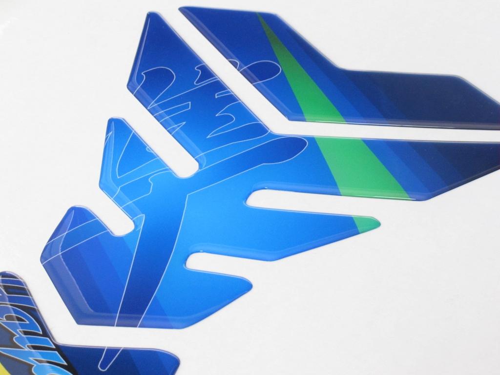 AxxL Paraserbatoio Personalizzato GSX1300R Hayabusa Universale ecc.. TABUSA-01-BLU (blu)