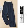 White Linen Wide-Leg Women’s Pants - Summer 2026 Old Money Style, Lightweight Loose Drape, Casual Straight-Leg.