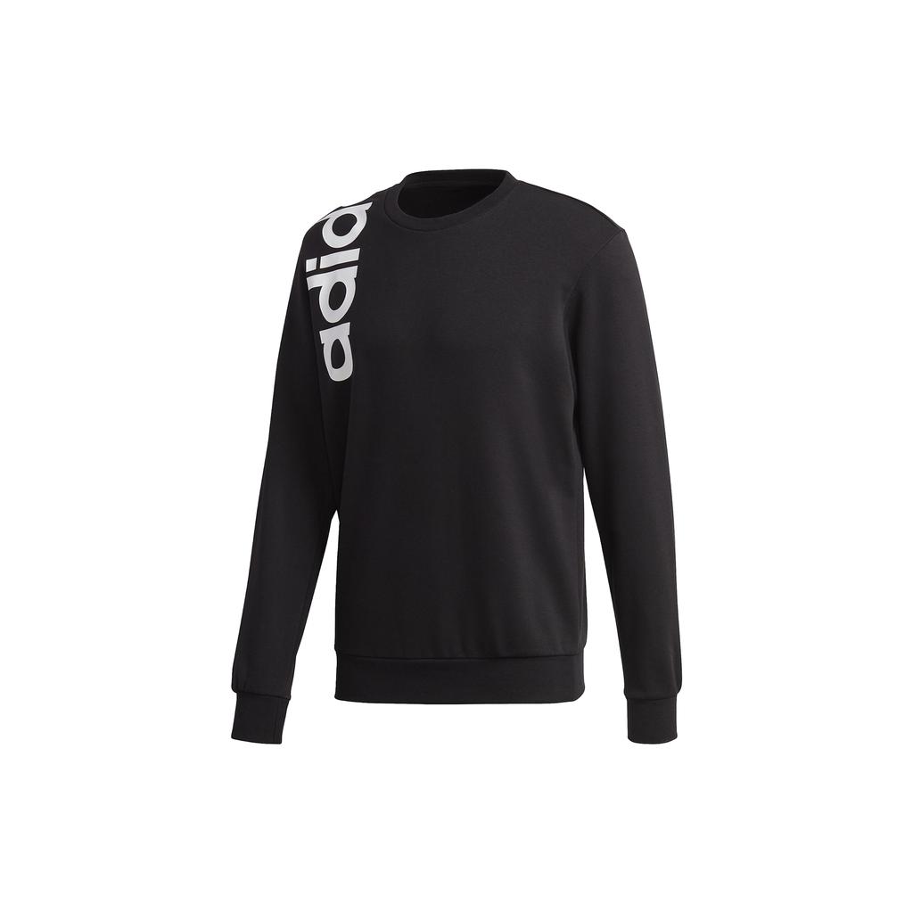 Adidas Sweatshirts Men's Black Crew Neck Moderate Regular GD5938