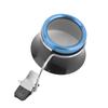 10X Jewelry Loupe Magnifier Repair Tool Portable Aluminum Alloy Jewelry Eye Loupe Pocket Magnifying Glass Blue