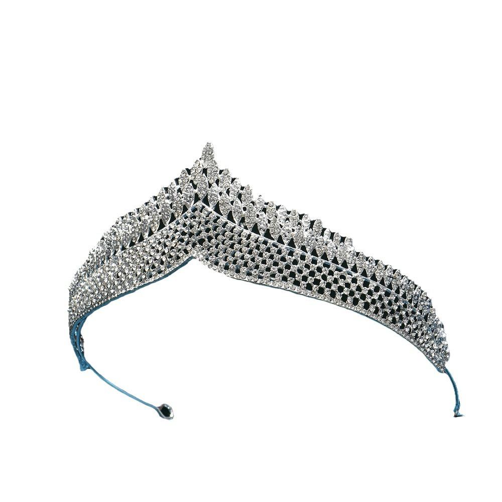 Simple Atmospheric Rhinestone Crown, Wedding Birthday Bar Mitzvah Princess Headband, Wedding Bride Crown Headband Accessories