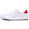 Nb 300 Two-Layer Cowhide Casual Low-Top Skate Shoes Unisex Sneaker White Red CRT300LD