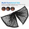 POPETPOP Luggage Car Roof Fully Trunk Storage Net for Car Trunk Cargo Storage Net, 2-Layer Net, Rubber, 80x60cm, Roof, Storage,