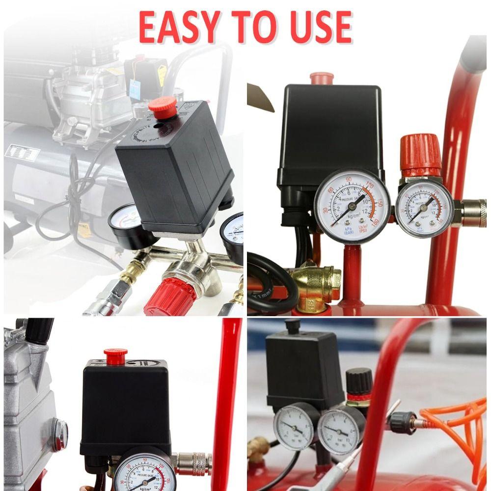 220V Air Compressor 90-120PSI Pressure Switch Accessories Control Valve Air Compressor Parts