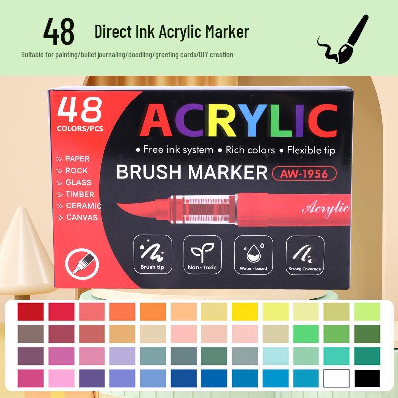 Wenzhou Stackable Soft Tip Acrylic Markers for DIY Art