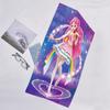 1pc Catch Teenieping Magic Sweethear (4) Beach Towel, Beach and Seaside Swimming Pool Equipment, Fashion Pattern, Rectangular, Travel Essentials