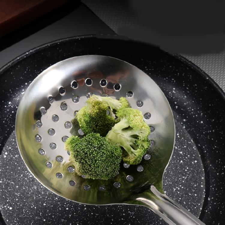 Stainless Steel Strainer Spoon Kitchen Colander Spoon Filter Strainer Food Scoops Perforated Skimmers Colander