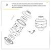 Front Differential Locker Assembly SL D30-27, SLD3027, SL D30-27 For Jeep Wrangler Cherokee 1984- 17 Dana 30 27 Spline 4WD