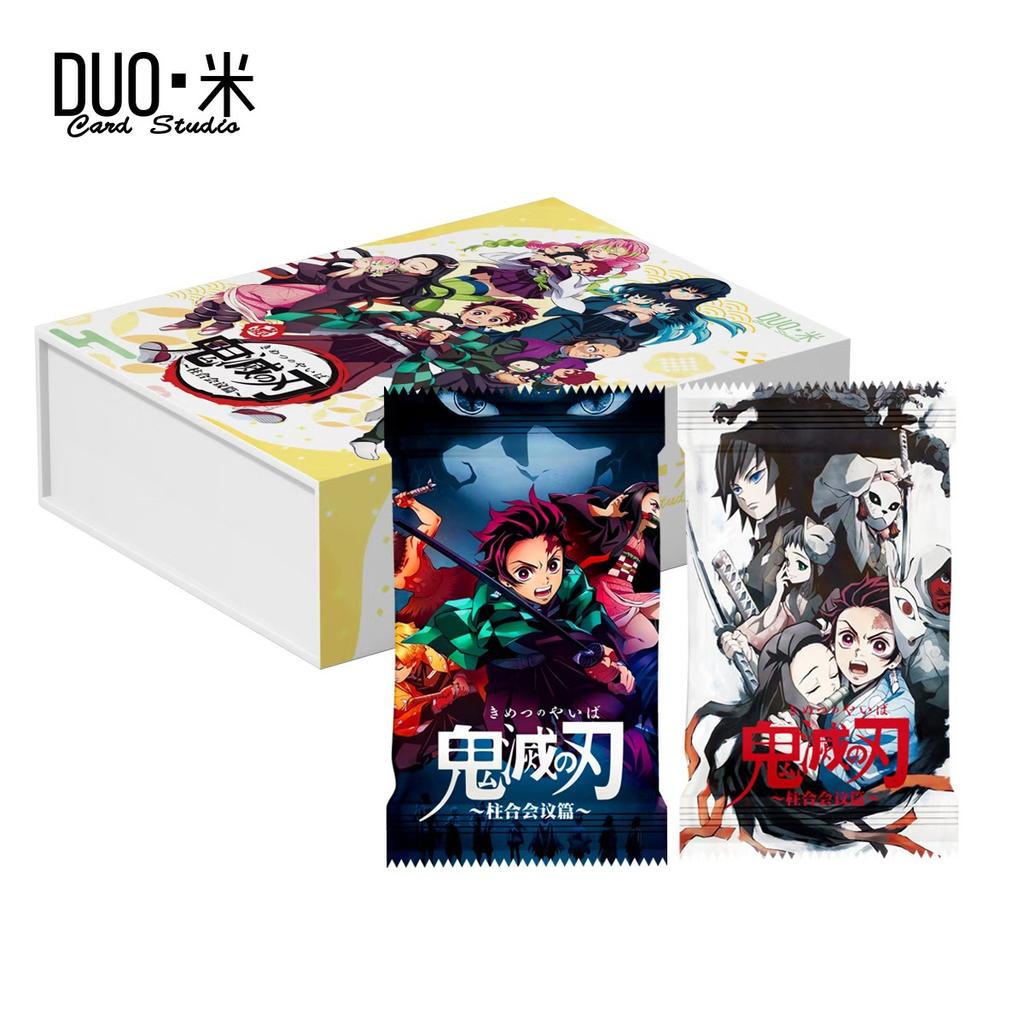Demon Slayer Card Infinite Castle Deluxe Edition Tanjirou Nezuko Kanroji Limited Anime Collection Cards Toys Gifts