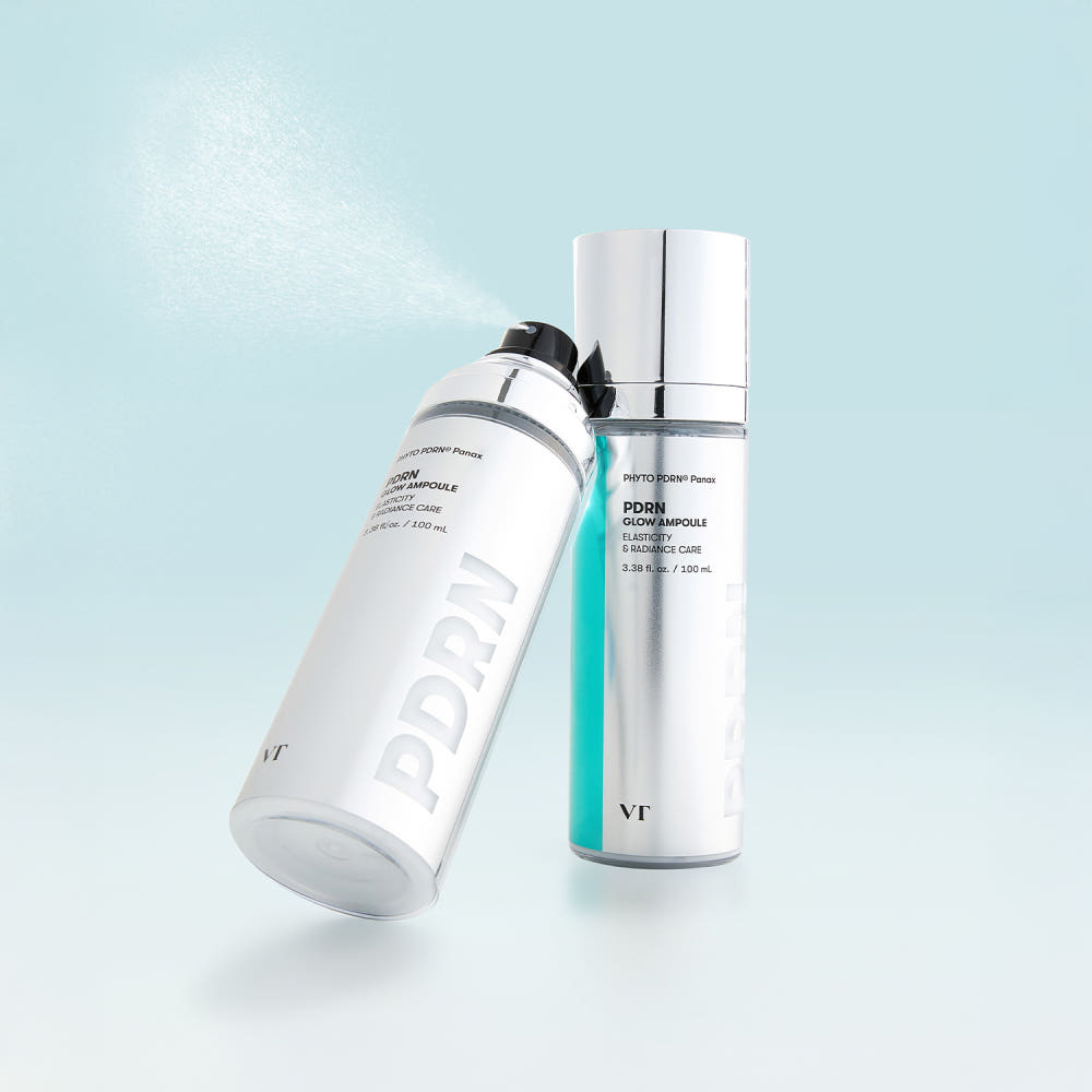 

VT COSMETICS PDRN Glow Ampoule 100 мл — Мгновенное увлажнение, Регенерация кожи и Спрей для сияния 01EA