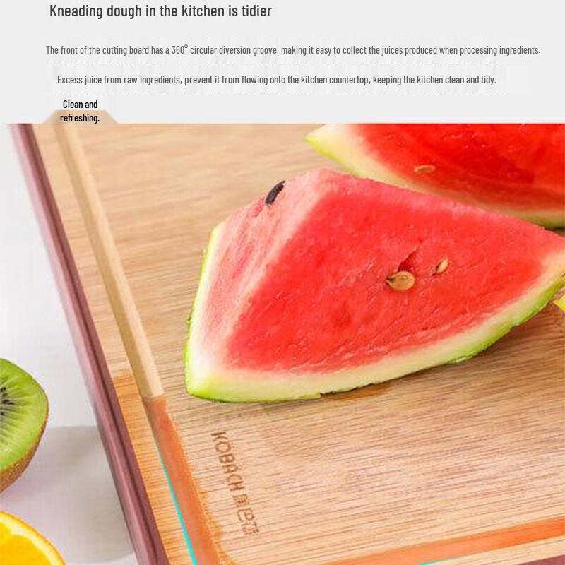 KOBACH Double-Sided Bamboo Cutting Board
