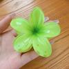 Plumeria Claw Clip: European & American Stylish Hair Accessory for Updos
