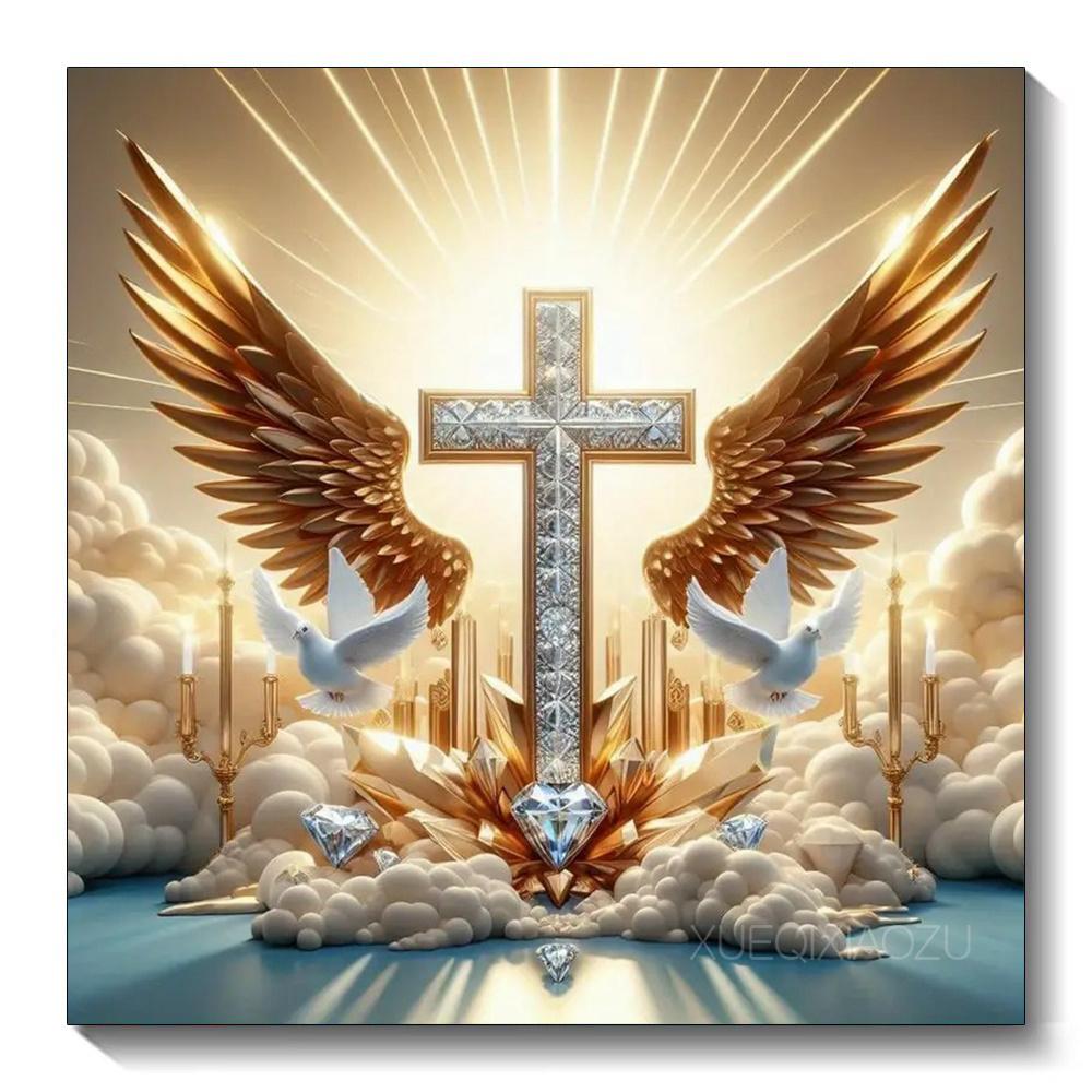 Jesus Religion Diamond Painting Cross Stitch Kits Mosaic Embroidery Home Decoration 5D DIY Art New Arrivals