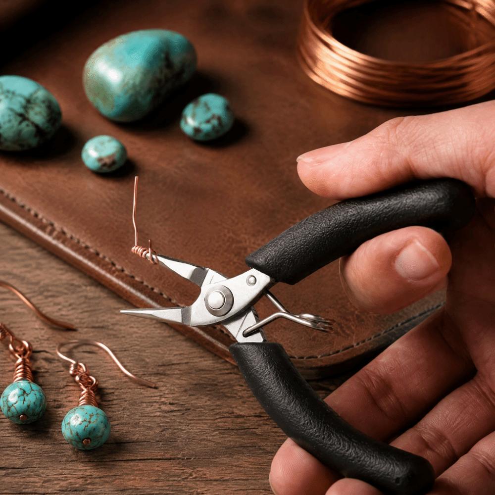 Stainless Steel Jewelry Pliers Toothless Sharp Diagonal Pliers Manual Straight Long Nose Long Nose Pliers Jewelry Findings