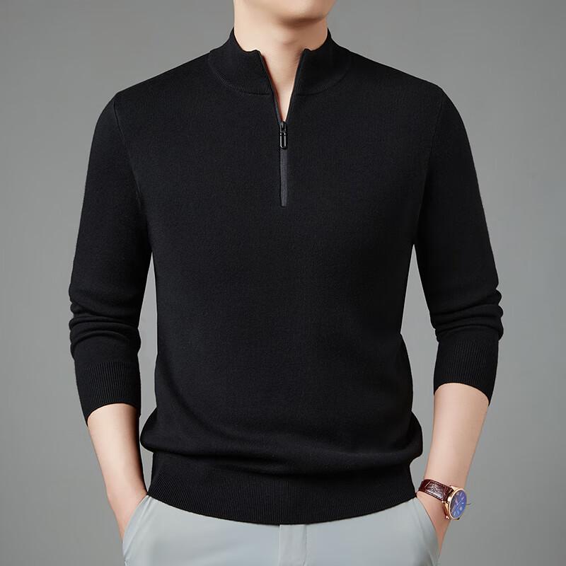 

Firstview Men s Urban Casual Autumn/Winter Thickened Half-Zip Long Sleeve Sweater FV25D1551 3XL