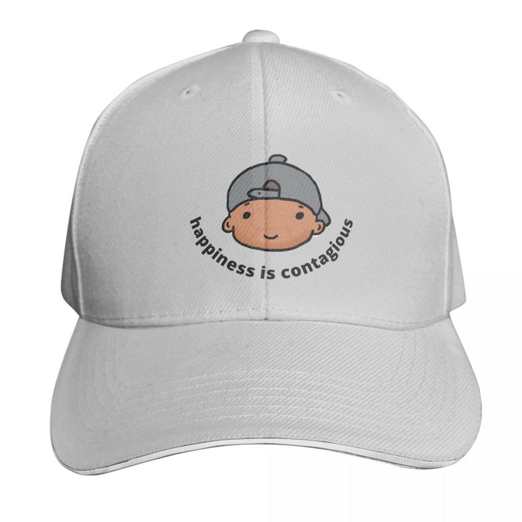 Happiness Is Contagious Baseball Cap Luxury Unisex Hat Dropshipping Hat Baseball Cap sun hat Unisexs Womens