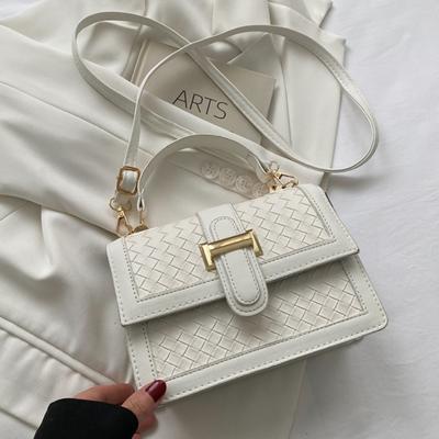 Retro Koreanische Version Trendige und Minimalistische Modetasche Damenhandtasche Textur Kleine Quadratische Tasche Ein Schulter Umhängetasche ARI