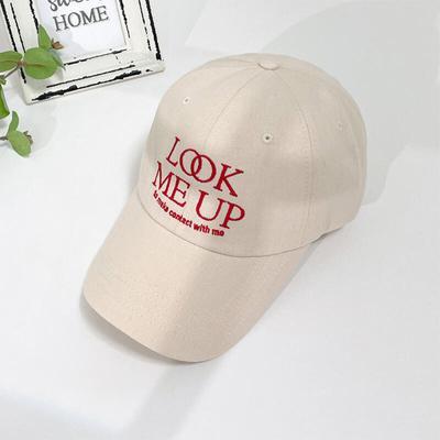 Women's and Men's Lettering Linen Casual Hat