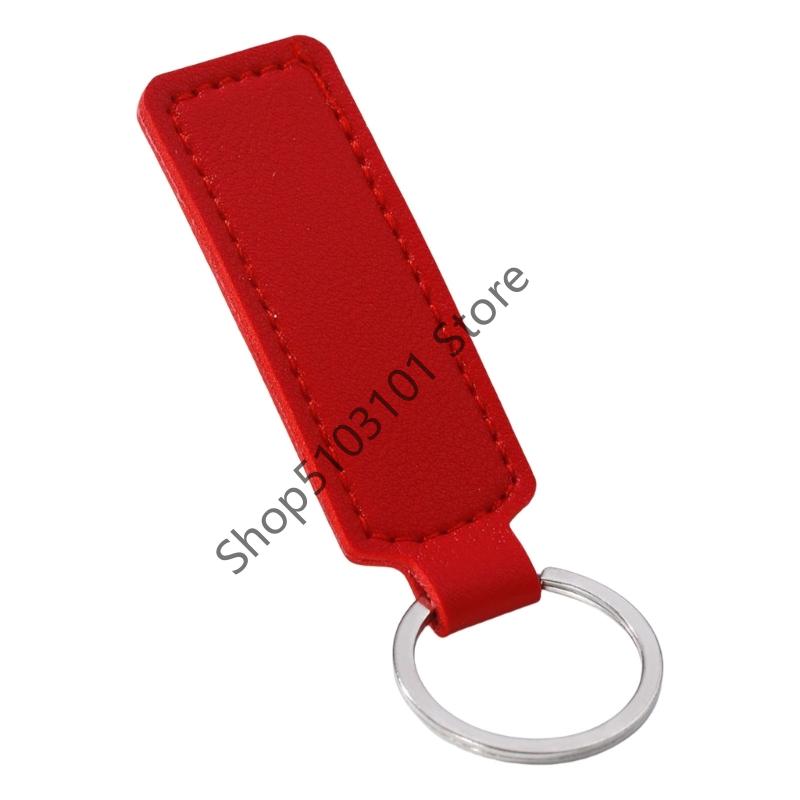 X6HE Anti Scratch Keychain Organizers Lightweight PU Leather Construction For Drivers Cyclists Daily Commute Cycling