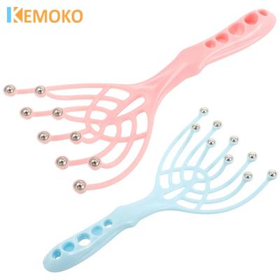 Head Massager Scalp Neck Comb Roller Five Finger 9 Claws Steel Ball Health Care Aid Stress Relief Artifact Soul Extraction 1 Pc