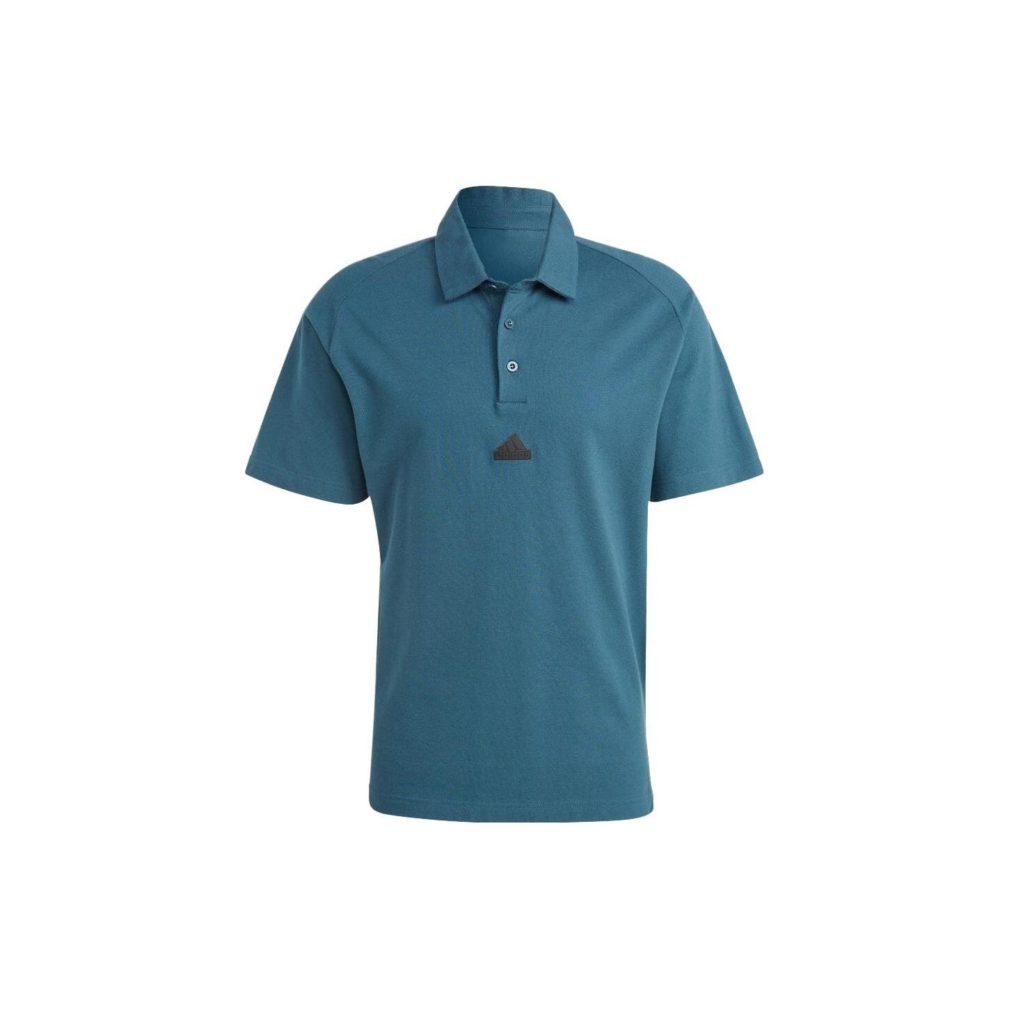 adidas Z.N.E. Premium Polo Shirt Teal Men s IJ6134 L