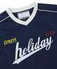 EXPRESSHOLIDAY Authentic Nylon Half T-Shirt_Navy
