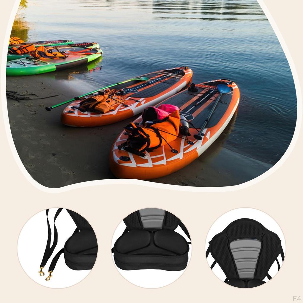 Back Support Kayak Seat for Easy Installation, Paddle Board Accessory Canoes And Fishing Boats