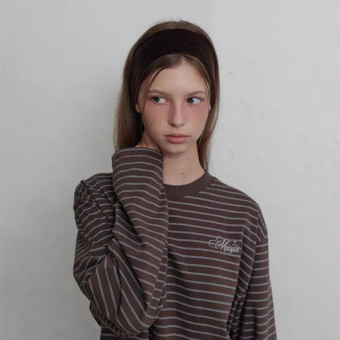 Moon Velour Headband (Espresso)