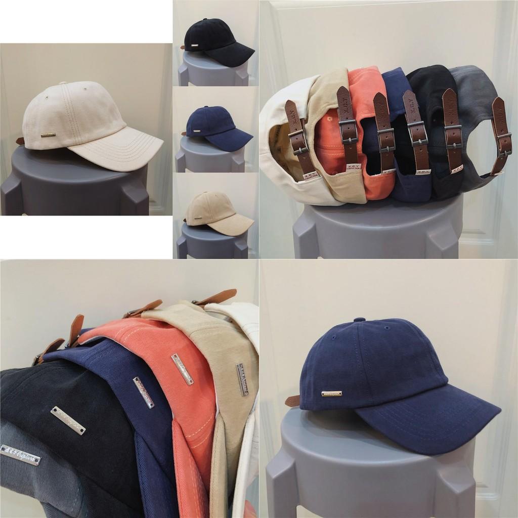 Trendy Unisex Baseball Cap For Fall And Winter With Adjustable Strap And Short Brim