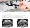 2 Pieces Professional Espresso Machine Cleaning Brush Espresso Machine Cleaning Tool Plastic Material for Coffee Maker