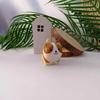 RemeeHi Wooden Handmade Wood Scandinavian Shiba Inu Husky Wooden Goose Wooden Fox Stylish Decorative Friendship Celebration New Birthday Cute Loyal