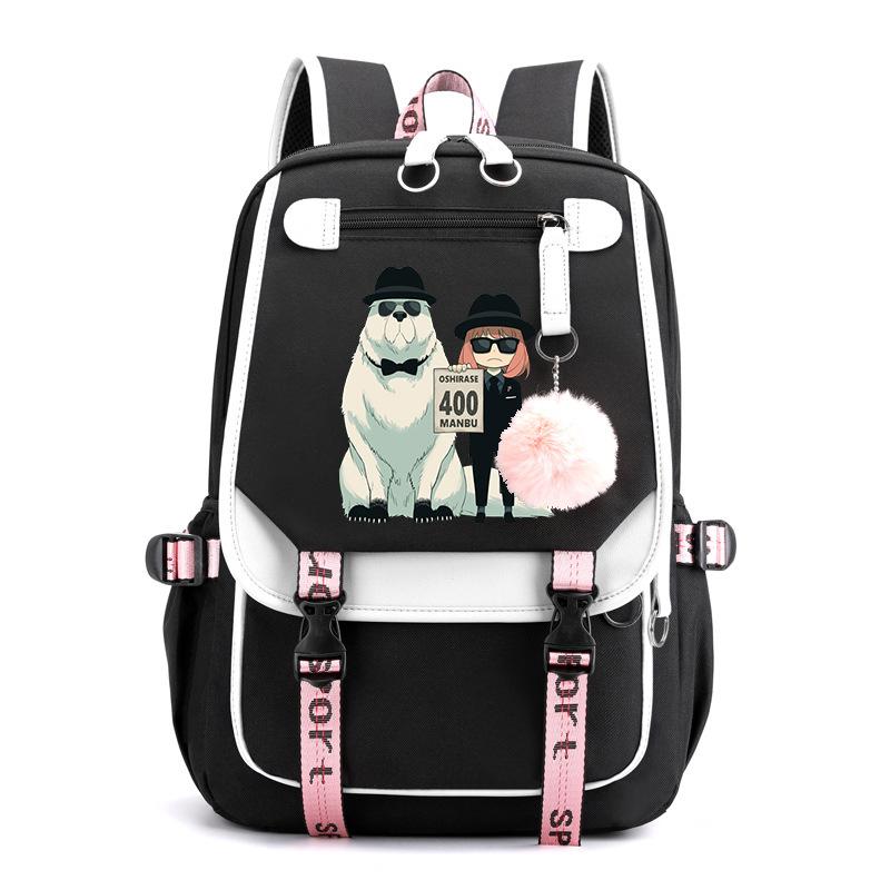 RiMan SPY x FAMILY Spy Play House Backpack Junior High School Student Personality Trend College Style School Bag