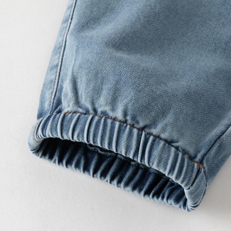 DAVE&BELLA Boys' Tapered Denim Jogger Pants