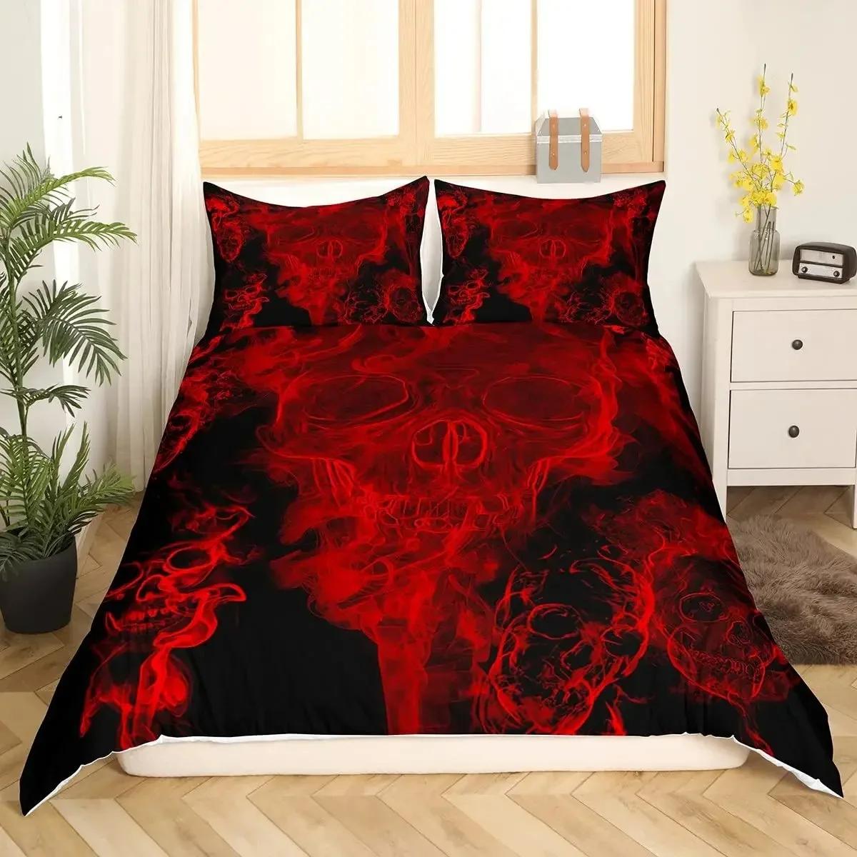 

Comforter Skull Golden Crown Bedding Set3D Printed Halloween Skull With Two Beauty Setcrown Comforter Comforter (quilt)-EU Single(135*200cm)3pcs