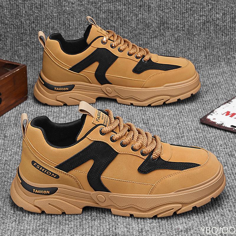 

Мужская спортивная обувь Весна Новая Противоскользящая Толстая подошва Низкий верх Модные Походные Спортивные кроссовки Para Hombre 44