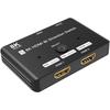 8K HDMI 2.1 Switch Splitter, 2 In 1 Out Bi-Directional Switcher Supported 4K@120Hz 8K@60Hz Aluminum HDMI Switch for PS5 Xbox