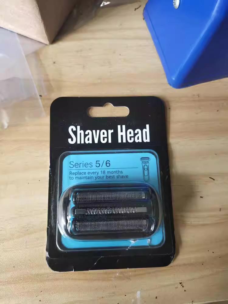 For Braun Electric Shaver Series 5/6 /7 Series Razor Blade Razor Head 52B ,52S 53B 73S,Cartridge Razor Blade with Safety Mesh