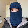 Hats that can wear helmets, men's and women's winter mountaineering, skiing, thermal pullover, face mask, neck protection, Lei Feng hat tide