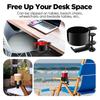 A84E-2 In 1 Desk Cup Holder With Headphone Hanger Spill Resistant Cup Holder For Desktop Coffee Cup/Bottle/Earphone